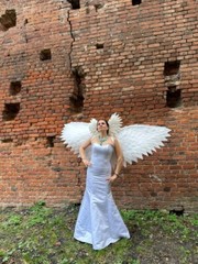 Headdress Wings Photo Props Costume Cosplay Wedding Carnival Christmas Angel
