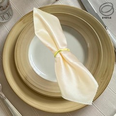 10 Pcs Gold Napkin Rings – Metal Napkin Ring(Round) Stainless Steel Gold 10 Pcs