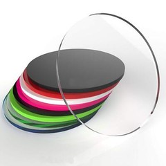 Blank Round Acrylic Sign Board Disc Wedding Clear White Black Frost Gold 2~90cm