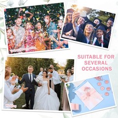 50 Sets Wedding Invitats Wraps Set Rose Gold Foil Pre Folded