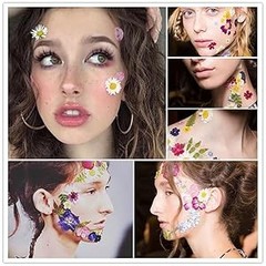 170Pcs+ Real Dried Pred Flowers Leaves Petals for Crafts-Beautiful