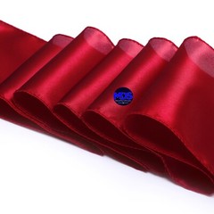 100 APPLE RED Satin Chair Sashes Bows Wedding Party Banquet Event DIY Decoration