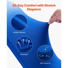 Uimoso 50PCS Royal Blue Stretch Spandex Chair Covers for Events and Parties