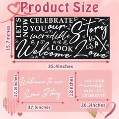 Wedding Welcome Signs Wedding Stickers Welcome to Our Love Story Sign Decals …