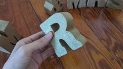 Mr & Mrs Gold Glitter Wood Letter Blocks Decor wedding venue decoration sparkle