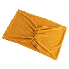 5 Gold Spandex Ruffled CHAIR SASHES Wedding Party Home Decorations