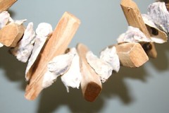 Beach Wedding DIY Archway Seashell Garland Oysters Driftwood, 33″+ G-83