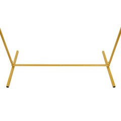 3-Piece Wedding Arch Stand Set Steel With Cotton Covers White Gold