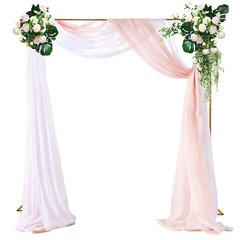 Metal Flower Balloon Frame Square Wedding Arch Backdrop Metal Stand Decor
