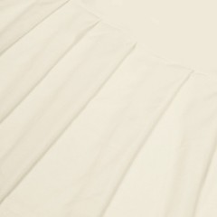 IVORY Ruffle Pleated Skirt Fitted Spandex Banquet CHAIR COVER Party Decorations