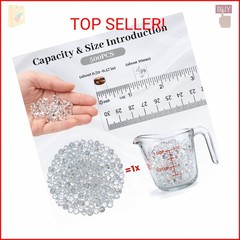 HANSGO 500PCS Diamonds, Mini Clear Fake Diamonds Acrylic Gems Table Scatter Crys