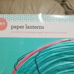 3 pk total 6 Paper Lanterns Decoration Wedding Party Festival 8″