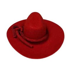 1 pc 2″ 3″ 4″Mini Cowboy Hat Western Wedding Decoration Red /Brown /Black /White
