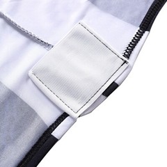 Black White Striped Premium Spandex Stretchable Folding CHAIR COVER Party Home