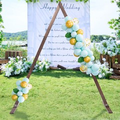 8.2ft Vintage Wood Wedding Arch Backdrop Flower Stand Rack Background Decor Prop