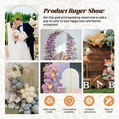 7.2Ft Stable Arch Wedding Frame for Birthday Wedding Party Background Decoration