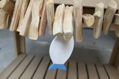 Beach Wedding Seafood Buffet Table Decor Driftwood Garland, 38″ G-71