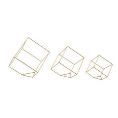 12Pcs Metal Geometric Flower Stand Elegant Gold Wedding Centerpieces Party Decor