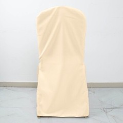 50 Beige Polyester BANQUET CHAIR COVERS Wedding Party Reception Decorations