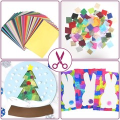 Outuxed 400 Sheets Tissue Paper Bulk for Gift 11.5in x 8in、400pcs, 40colors