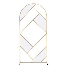 Gold 7 feet Metal Round Top Geometric Wedding BACKDROP STAND Party Decorations