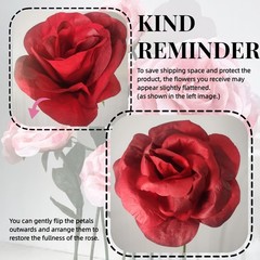 Giant Rose Flowers for Decoration, 6.56 ft Large Artificial Paper Flowers, Ro…