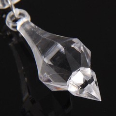 30pcs Acrylic Crystal Beads Garland Chandelier Hanging Wedding Party Home Decor