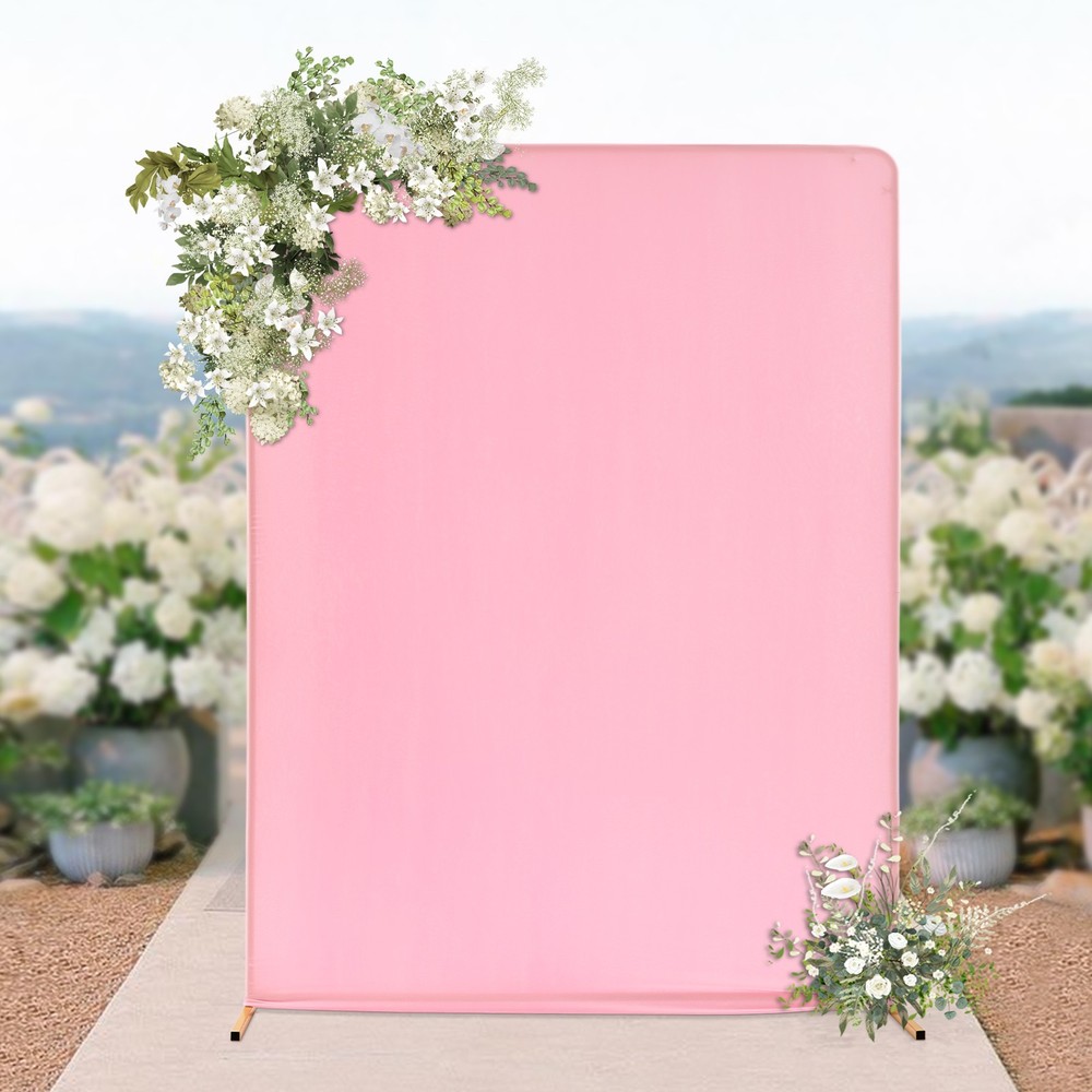 Party Wedding Backdrop Rack Prop Stand W/ Cloth Cover Event Decoration Shelf DIY