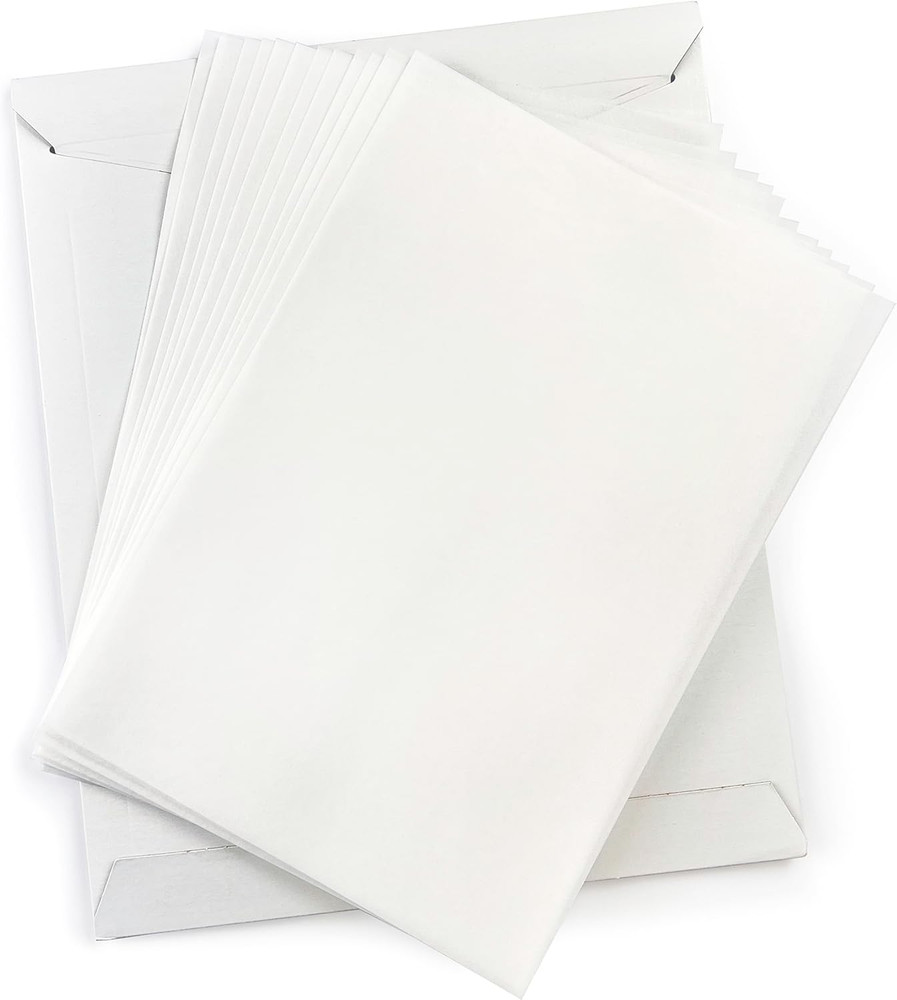 Wafer Paper Flexible Edible Printer Sheets 12 Pack 0.4Mm White Letter Size 8.5″