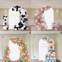 Stylish 7.2FT Wedding Arch Stand and Fitted White Cover for Your Celebrations