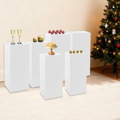 Wedding Display Pedestal Iron Display Stand Riser MultiSize Display Pedestal Set