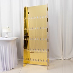 GOLD 5 ft Foam 5-Tier Wine Glass Rack Champagne Flute HOLDER STAND Party