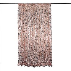 BLUSH 8×8 ft Big Payette Sequined BACKDROP CURTAIN Wedding Events Decorations