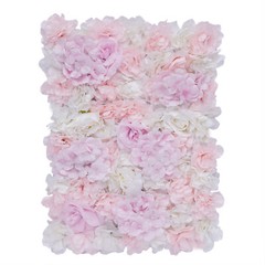12 pcs Artificial Hydrangea Flower Wall Panel Party Garden Wedding Party Decor