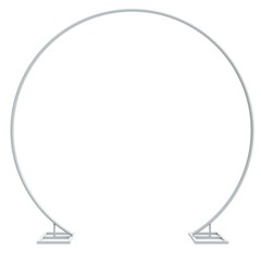 XXL Metal Round Backdrop Stand Wedding Archway Garden Arch Backyard Plant Trelli