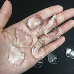30pcs Acrylic Crystal Drop Pendant Prisms Chandelier Curtain Lamp Hanging Parts