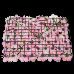 12PCS Artificial Rose & Dahlia Flower Wall Panels Wedding Party Bouquet Decor