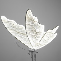2PCS Butterfly Floor Lamp 110V Wedding Decor Aisle Light 25W LED Butterfly Lamp