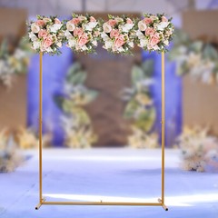 6.6ft Modern Wedding Arch Frame Balloon Flower Plant Backdrop Stand Party Decor