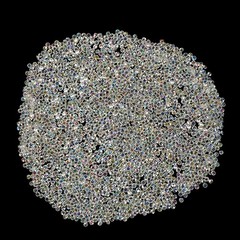2000pcs 4.5mm Crystal Diamond Table Confetti Wedding Bridal Party Decoration