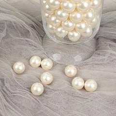 120 pcs EXTRA LARGE Faux Pearl 20 mm Beads Centerpieces Wedding Decorations SALE