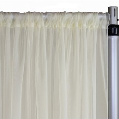 Your Chair Covers – Voile Sheer Drape, Bridal Curtain Backdrop for Wedding
