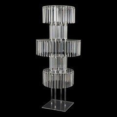 Flower Stand for Wedding, Crystal Flower Stand 5-Tier