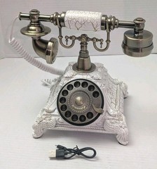 Audio Guestbook Telephone with Classic Retro Craftsmanship for Confessional Wedd