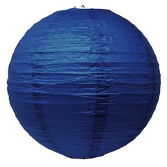 Mudra Crafts 12 Inch Round Chinese Navy Blue Paper Lanterns Hanging Decor | 1…