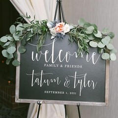 DANMO Easel Stand for Wedding Sign Poster 63” Instant Display Easel for Floo…