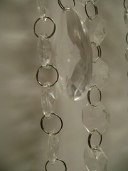 ACRYLIC CLEAR CHANDELIER CRYSTAL BEAD CHAIN STRAND 70″ CURTAIN WEDDING SET 150