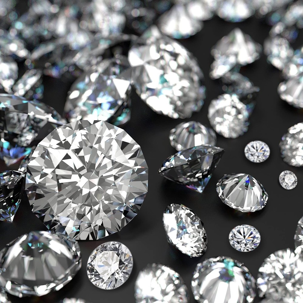 Hicarer 800-Piece Diamond Decorations – Acrylic Diamond Table Scatter Crystal…