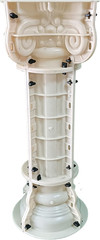 Reusable Round Column Wedding Pedestal Mold for Stunning Flower Displays