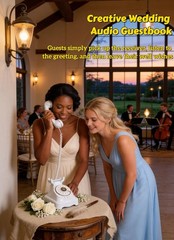 Retrovox Audio Guest Book Wedding Phone And Signage Guest Audio Message Book